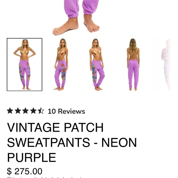 🆕Aviator Nation Patch Women Sweatpants - Picture 7 of 9